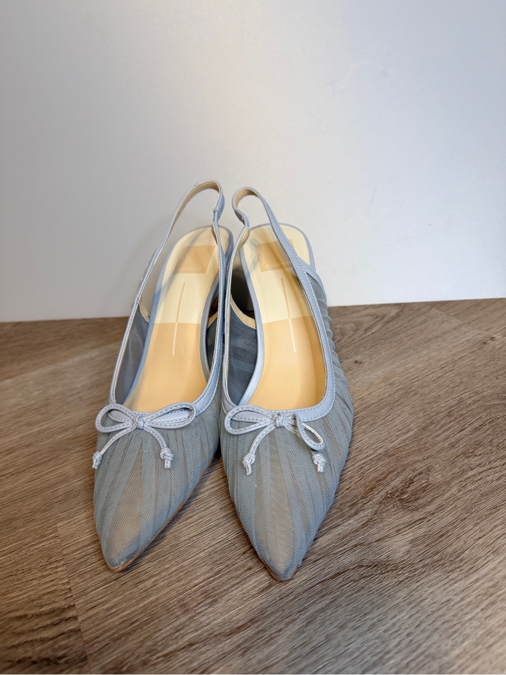 Dolce Vita Yela Tulle Slingback Heels - Picture 2 of 6